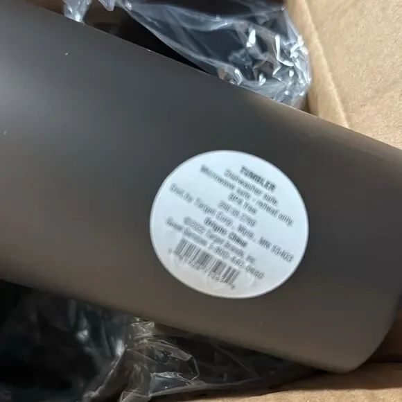 Bulk of New plastic drinking cups 24 of them from Target Black Tumblers, - Picture 5 of 5